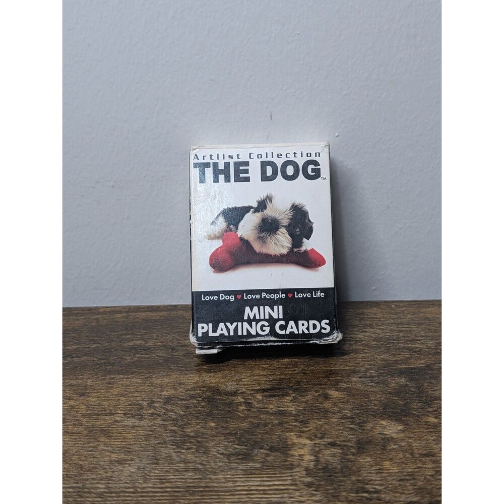 Bicycle Artist Collection THE DOG Mini Playing Cards Vintage Dog Deck